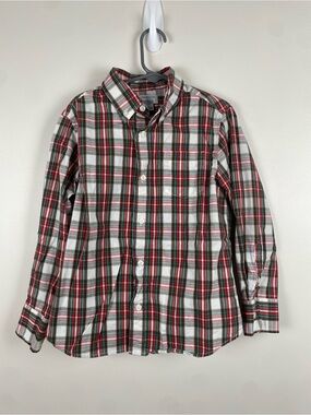 Crewcuts Plaid Button-Down Shirt size 6-7
